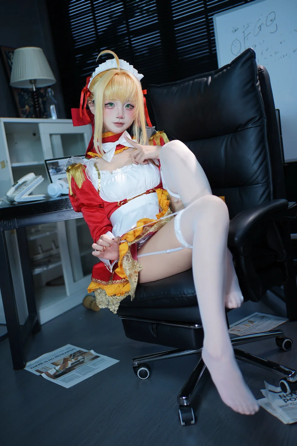 五更百鬼 - FGO：尼禄 女仆 [15P-166MB] tg@simisebaisi 【丝足阁】011.webp
